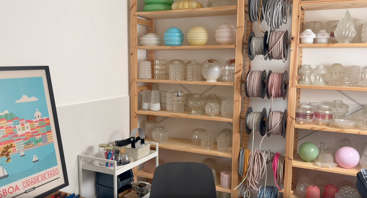 Everything is designed and assembled in the Lisbon studio.