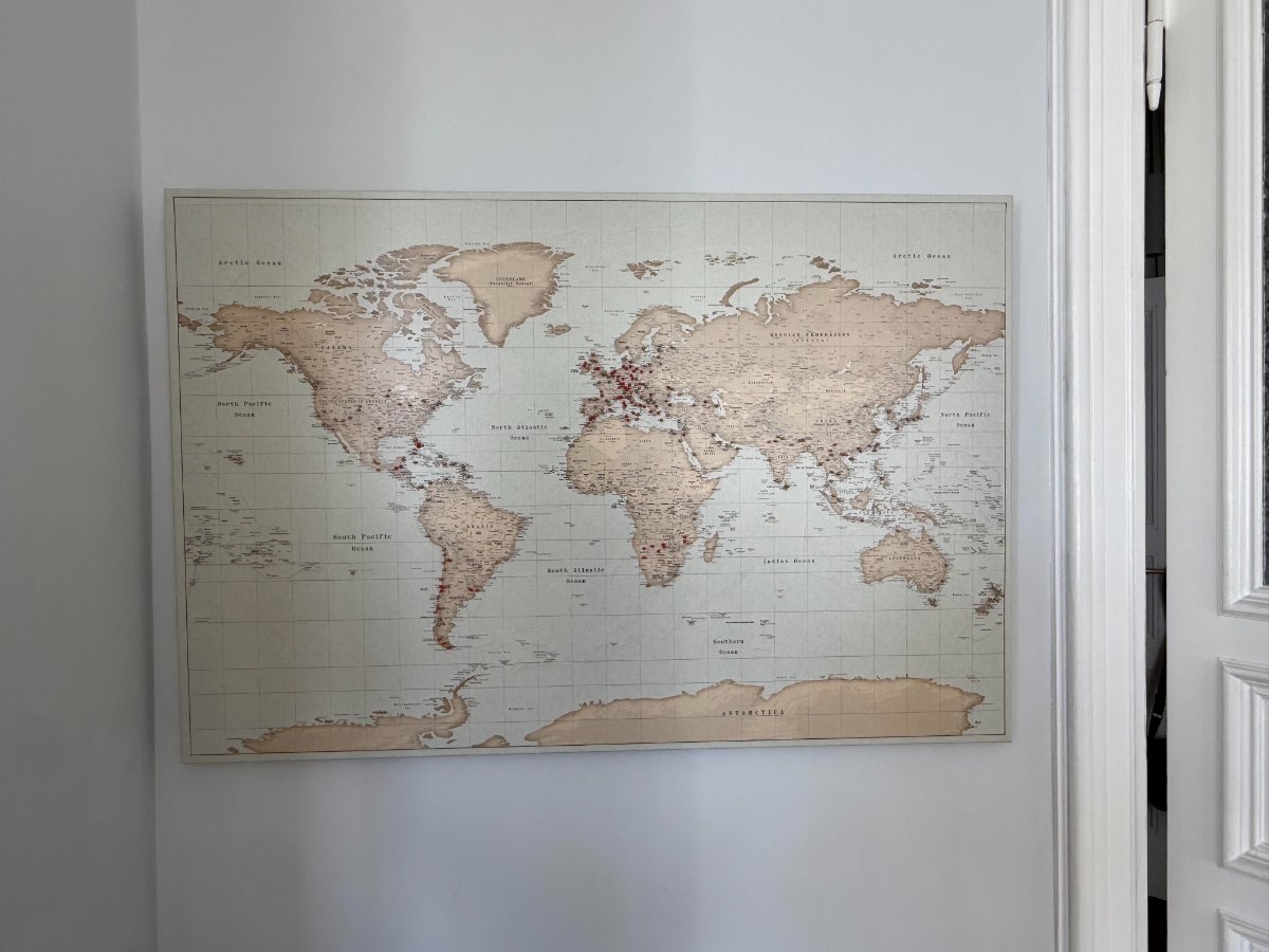 This is my current map. Sorry, I did my best with the picture.