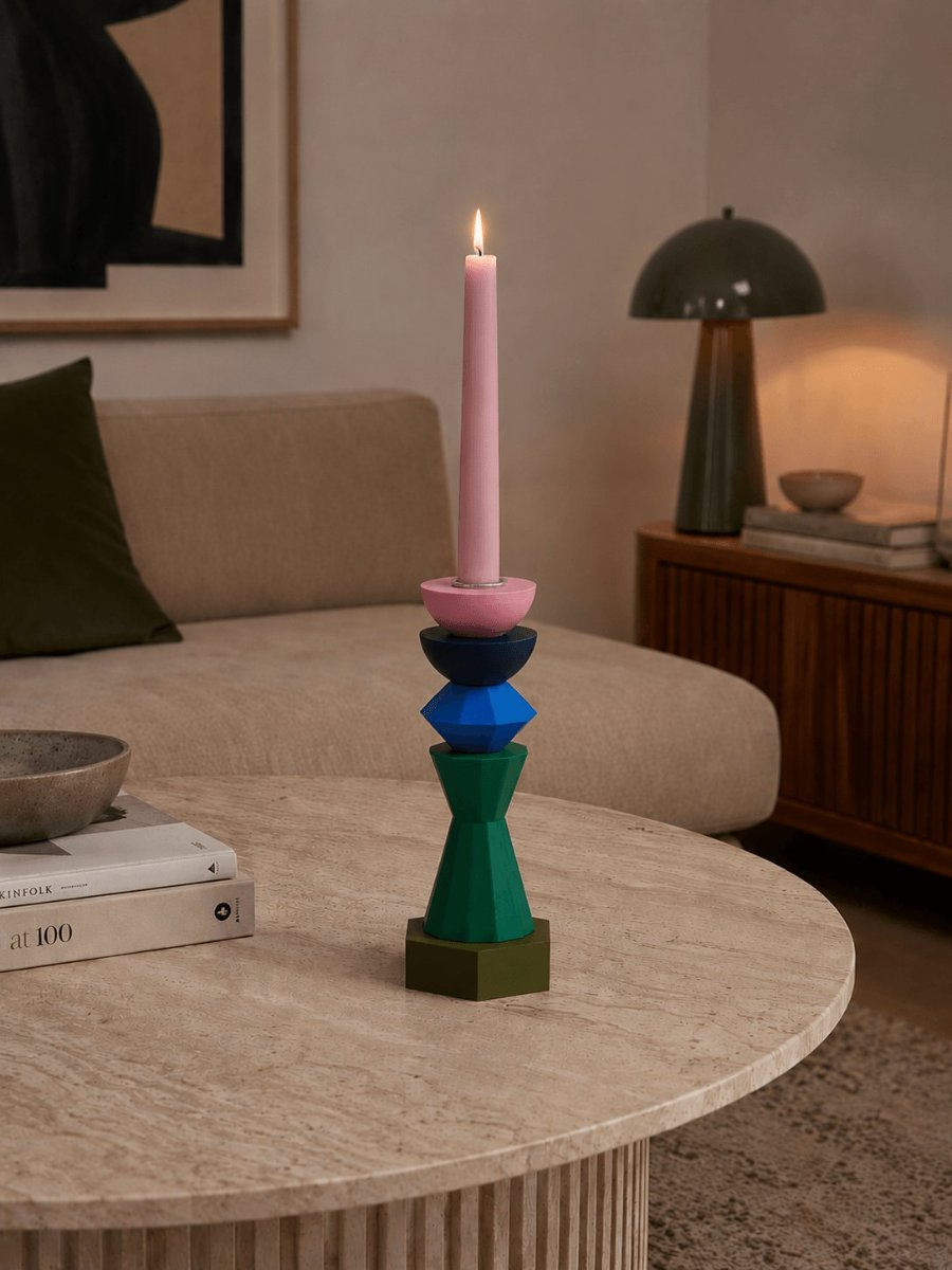 Three ANIS holders from the AMARA set, each in a different colour